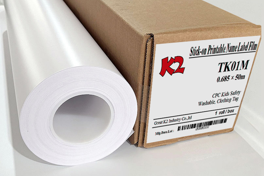 Stick on Clothing Labels od K2